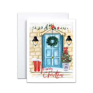 Blue Door Holiday Card