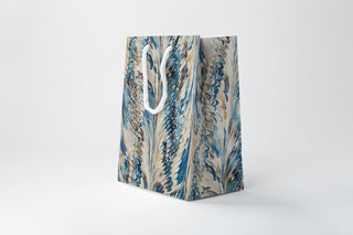 Blue/Brown Marbled Gift Bag