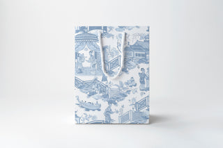 Blue And White Jardin Gift Bag