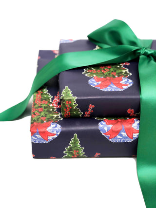 Chinoiserie Holiday Gift Wrap