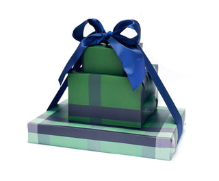 Blue Tartan Gift Wrap