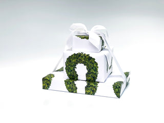 Boxwood Wreath Printed Wrapping Paper
