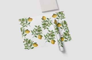 Lemon Paper Placemat Pad