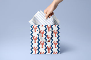 Wavy Lobster Gift Bag | Luxury Gift Bag by JOSIL Paperie