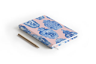 Pink Chinoiserie Book Bound Journal
