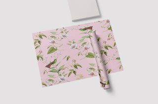 Pink Chinoiserie Bird Placemat | Placemats by JOSIL Paperie