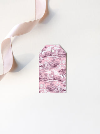 Pink Toile (oversized) Gift Tags | Gift Tags by JOSIL Paperie