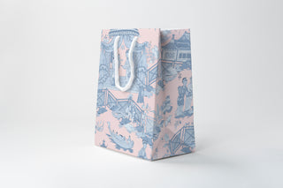Pink And Blue Jardin Gift Bag