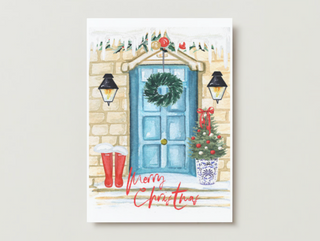 Blue Door Holiday Card