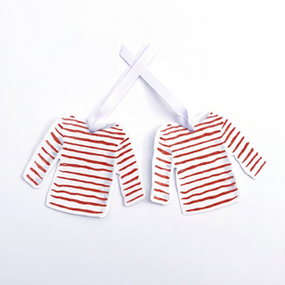 Stripe Shirt Gift Tags | Gift Tags by JOSIL Paperie