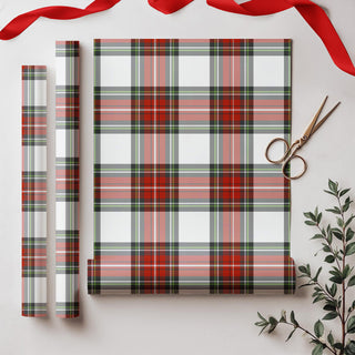 Tartan Plaid Gift Wrap | Luxury Wrapping Paper by JOSIL Paperie