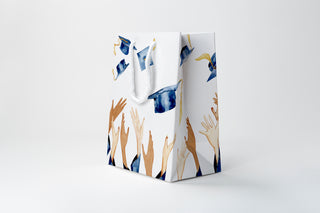Blue Grad Gift Bag | Luxury Gift Bag by JOSIL Paperie