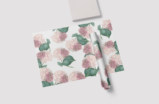 Pink Hydrangea Placemat Pad