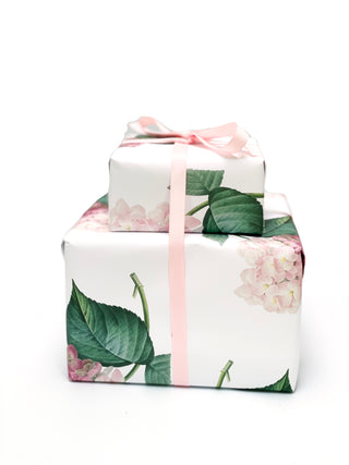 hydrangea wrapping paper