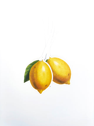 lemon shaped gift tags