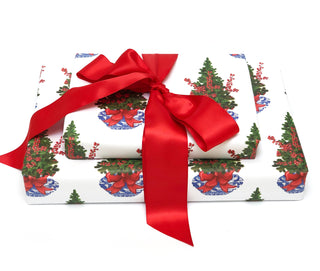 preppy christmas wrapping paper