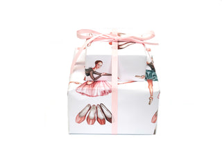 Ballerina Gift Wrap - (Teal Tutu)