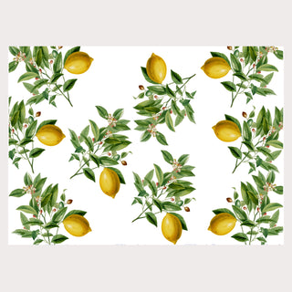 Lemon Paper Placemat